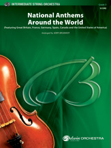 National Anthems Around the World Orchestra Scores/Parts sheet music cover Thumbnail